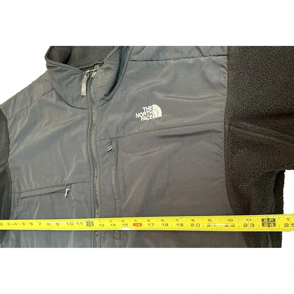 The North Face Mens Polartec Fleece Jacket Full Zip Black Size XL